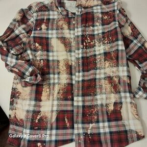 Women's Plaid Button Down Shirt